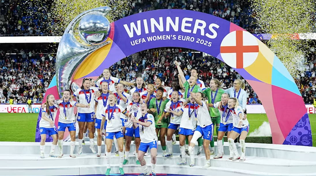 England Lionesses celebrate Euro 2025 win after penalty shootout against Spain
